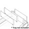 Azar Displays Tall End Dividers for Azar Displays Modular Tray, PK50 225909 - alternate 2
